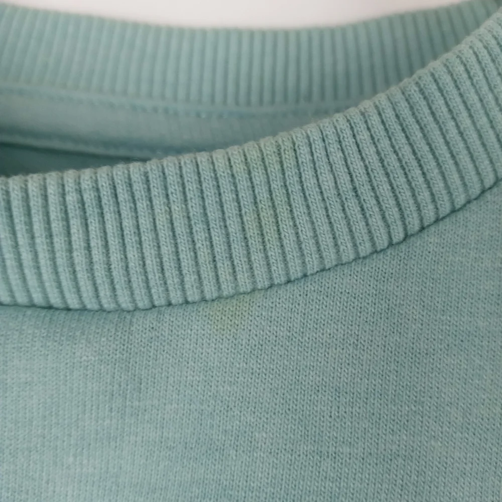 Gymboree girls size 2T mint ruffle crewneck elastic hem long sleeve top